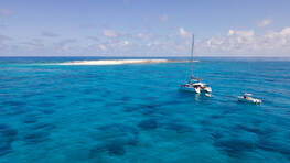 Beautiful remote anchorage in Zanzibar, East African Yacht Charters
